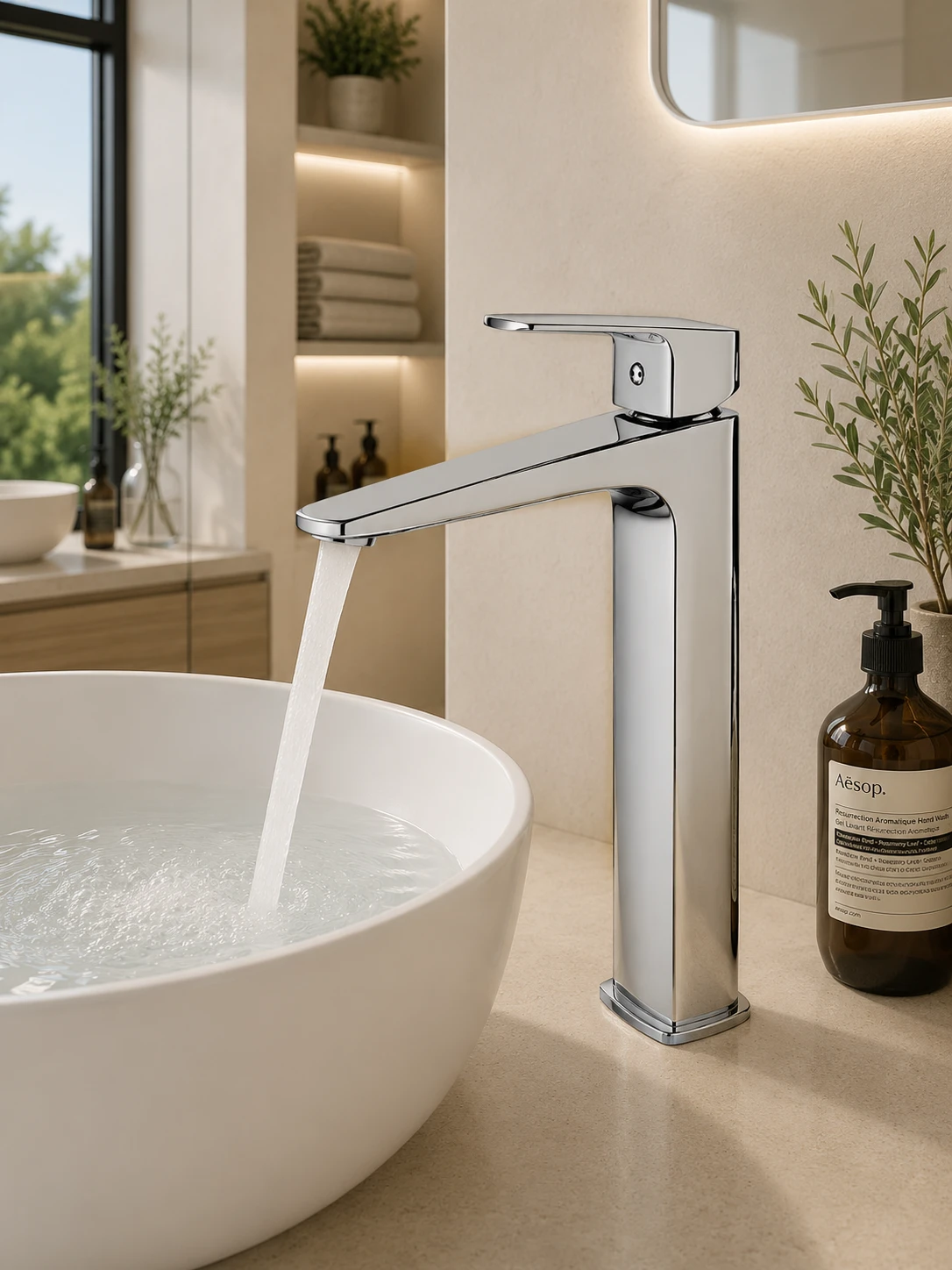 Vòi lavabo nóng lạnh BNP1656