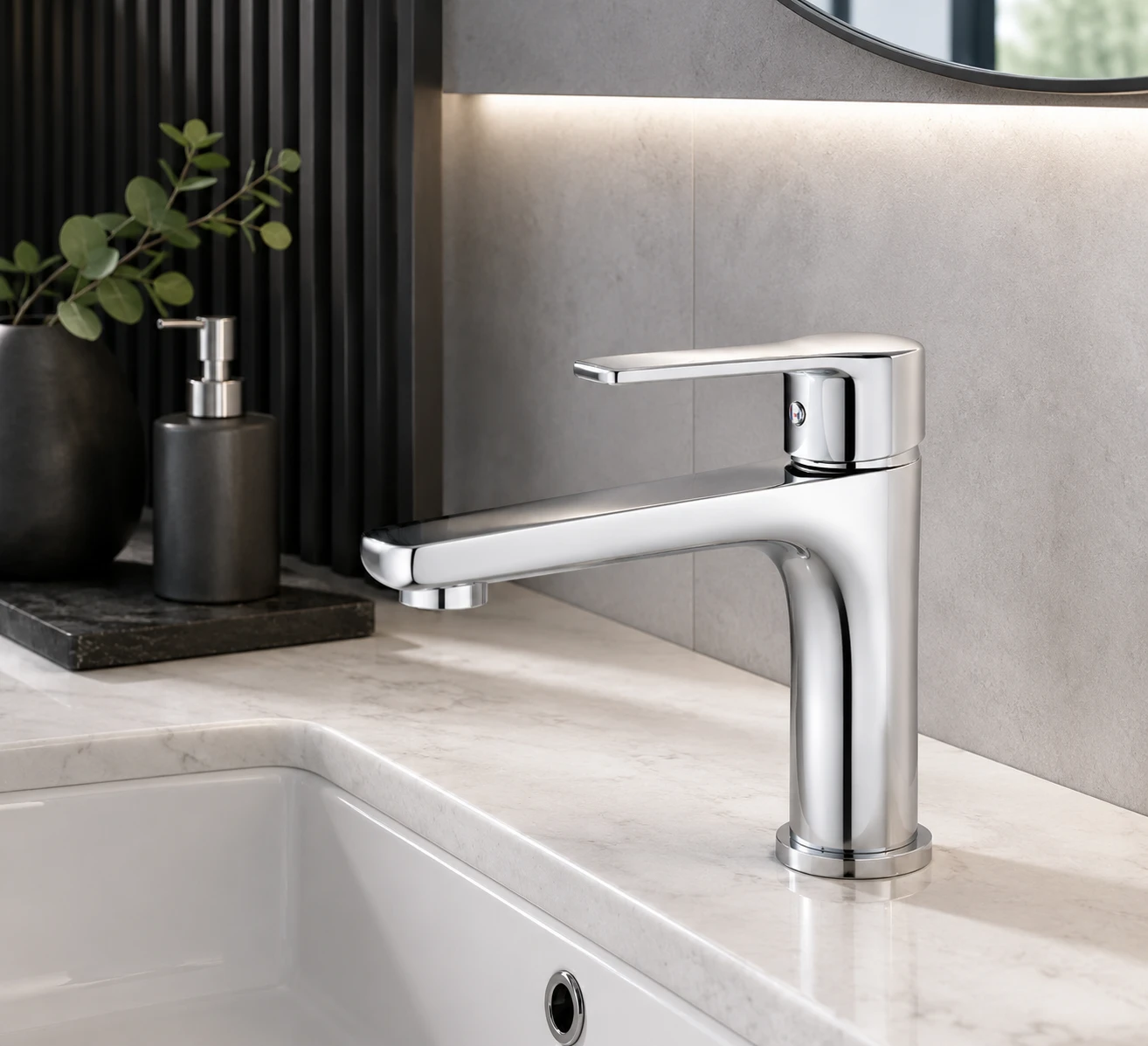Vòi lavabo nóng lanh 1 lỗ BND1727