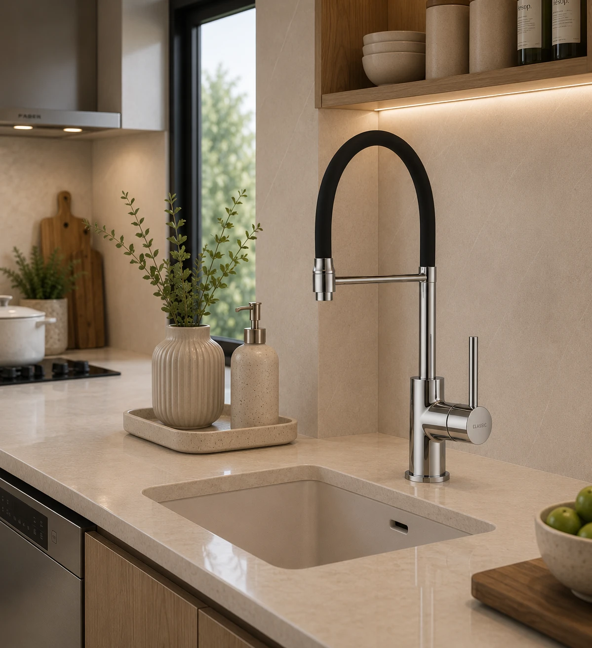 Vòi bếp nóng lạnh KNN1777