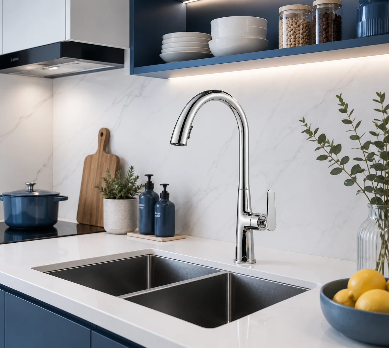 Vòi bếp nóng lạnh KPX2208