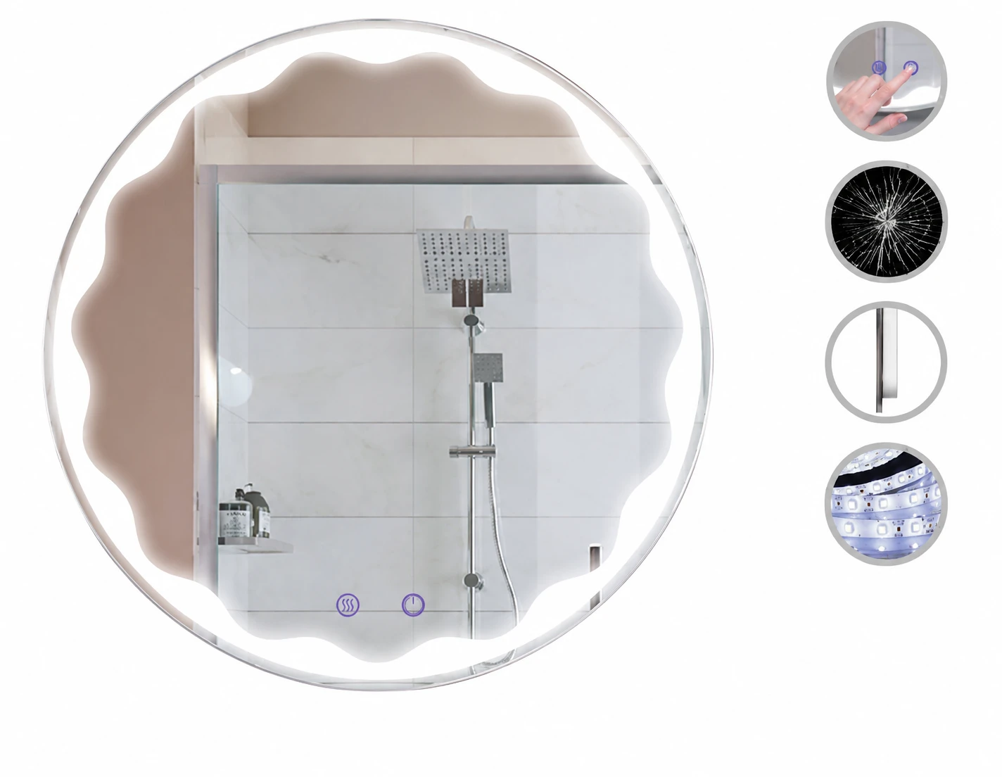 Gương LED sáng trong CLG 321A