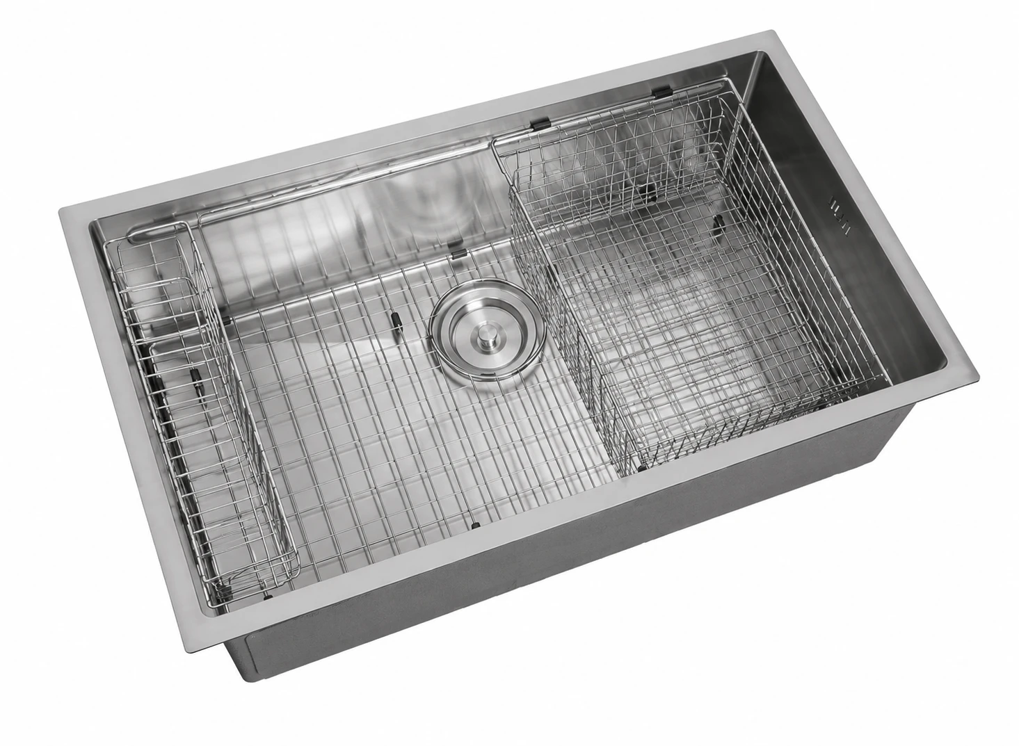 Chậu rửa một hố âm bàn, một lỗ thoát tràn DS8148