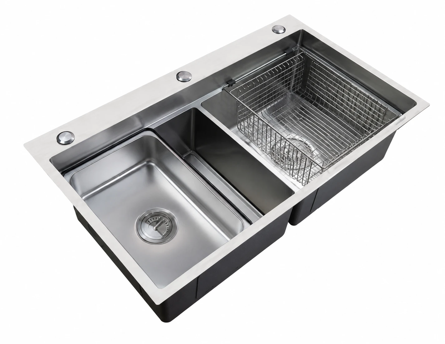 Chậu rửa hai hố cân giật cấp DS8248
