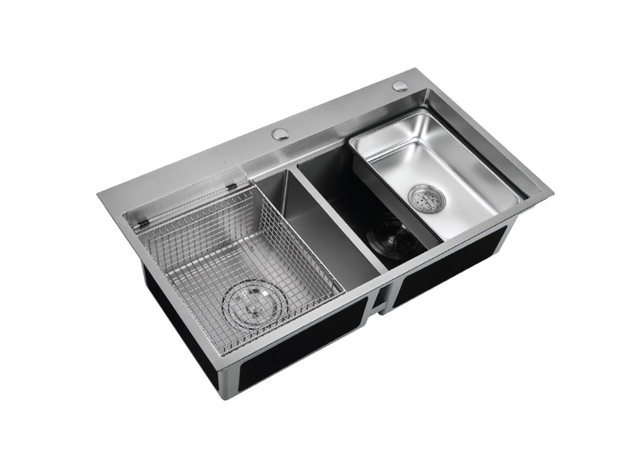 Chậu rửa một hố mặt Inox sần giật cấp ...
