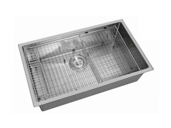 Chậu rửa một hố âm bàn, một lỗ thoát tràn ...